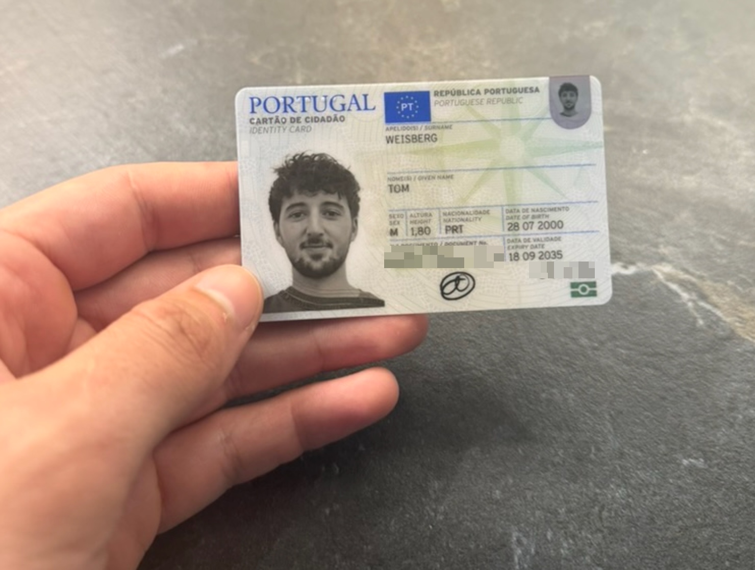 Portuguese citizenship proof